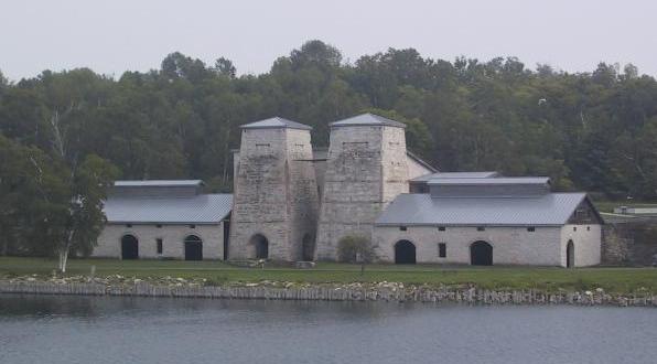 Furnace complex at Fayette Historic State Park