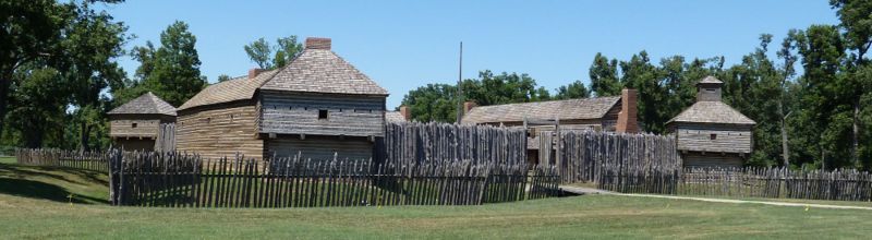Fort Massac facing the Ohio River
