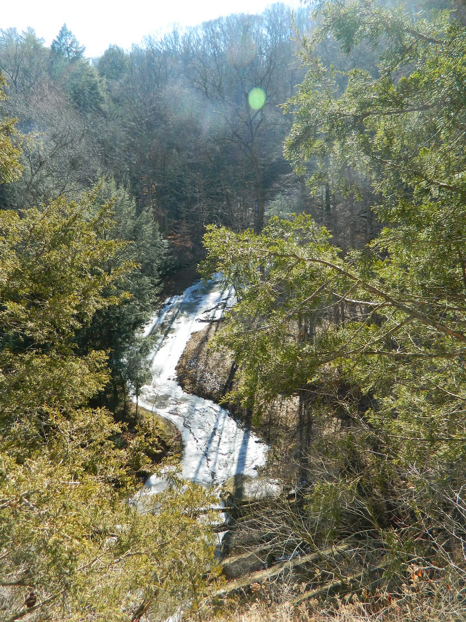Indian Creek during winter