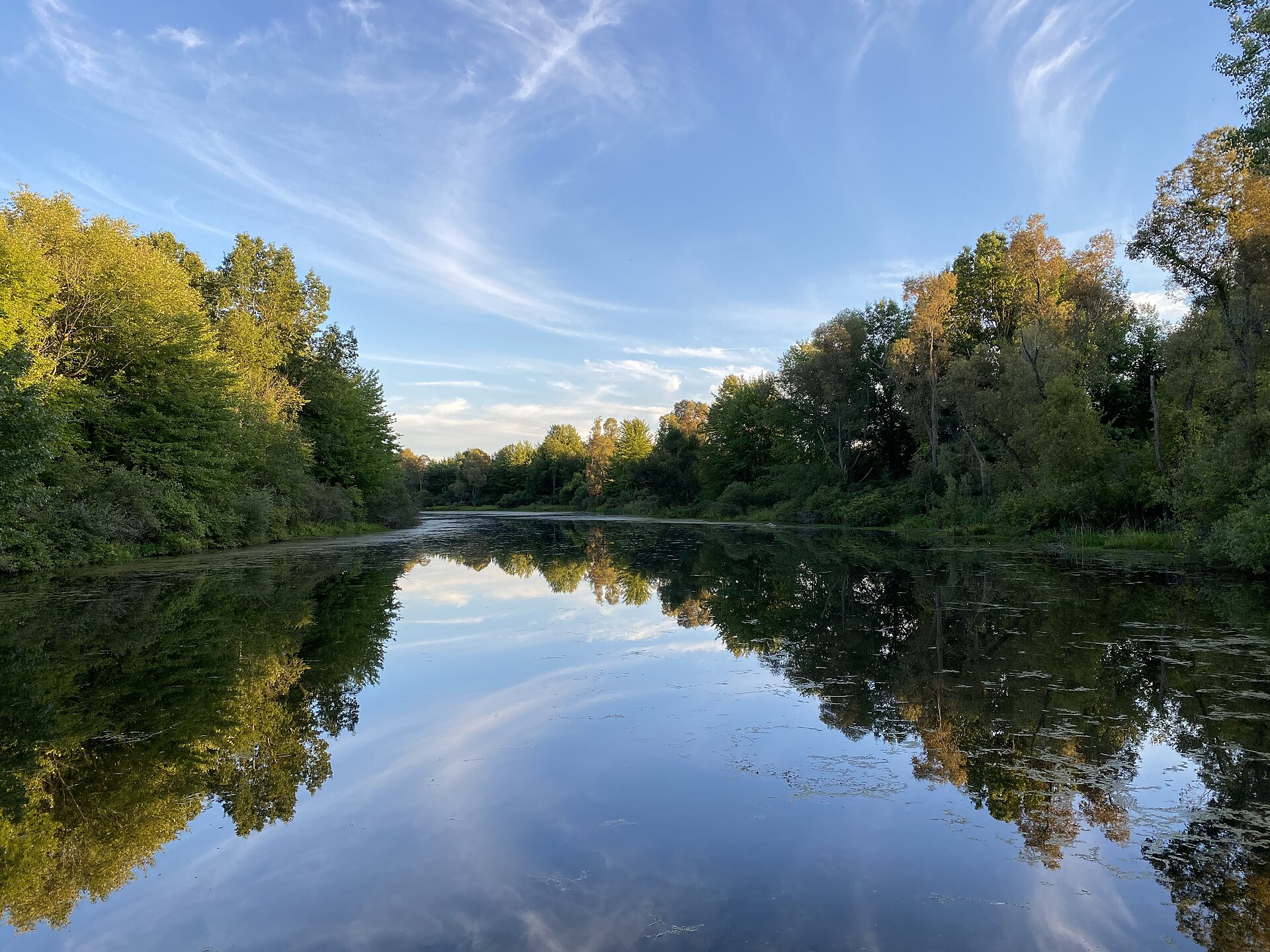 Lake Ovid in Sleepy Hollow State Park