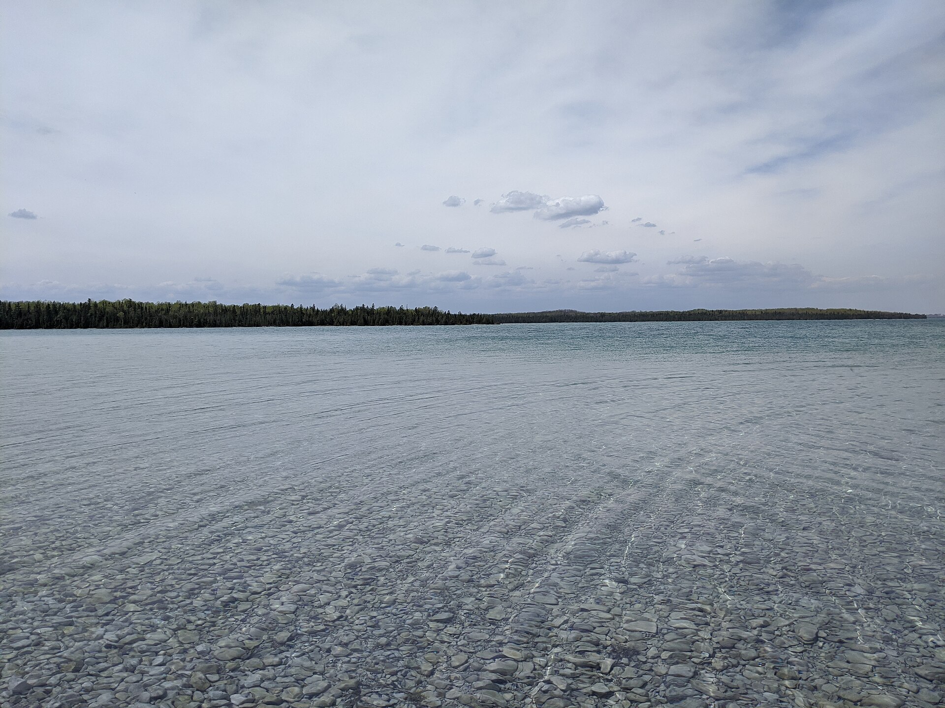 Lake Huron from park shore