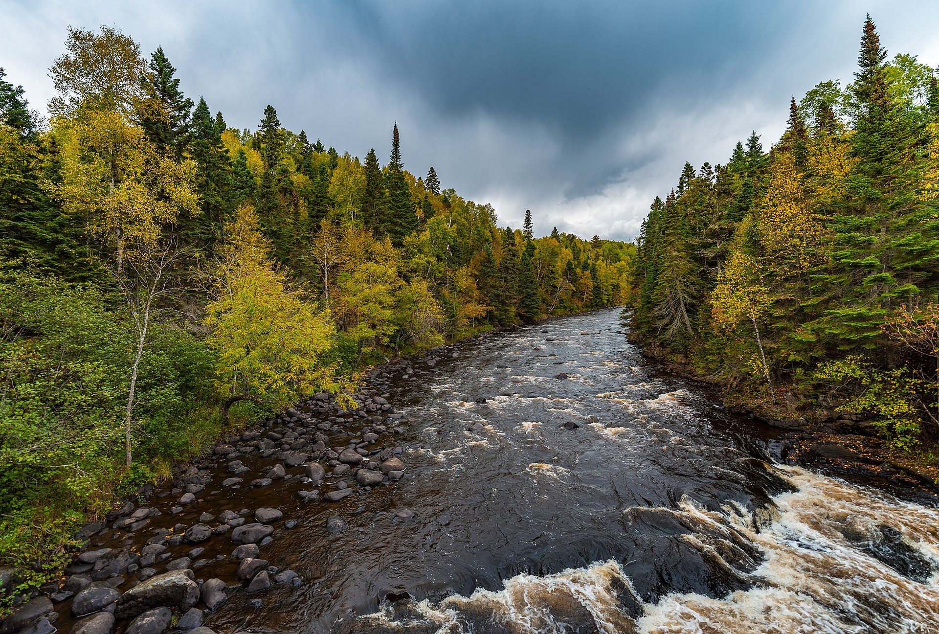 The Brule River in Judge C. R. Magney State Park