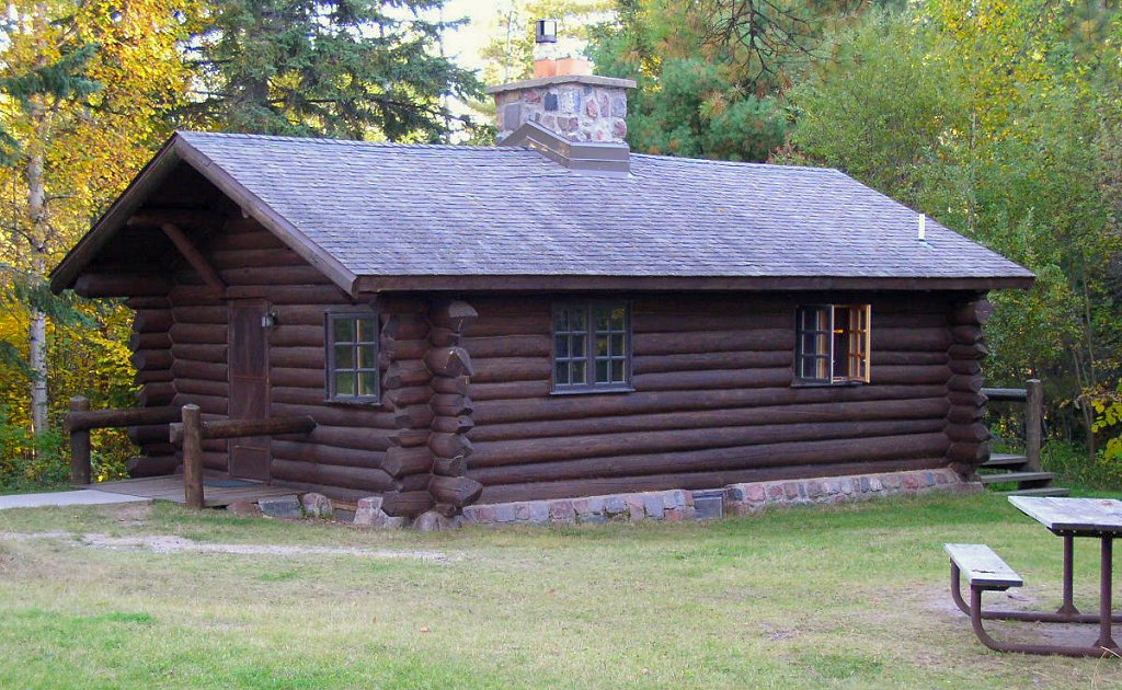 One of the cabins built by the Civilian Conservation Corps