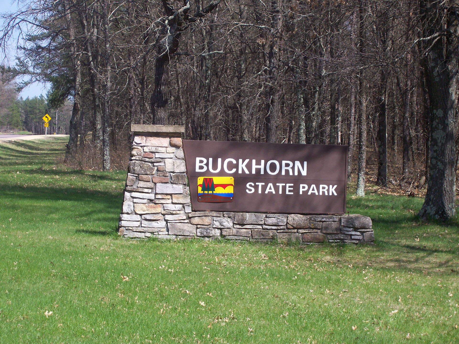 Buckhorn State Park Sign
