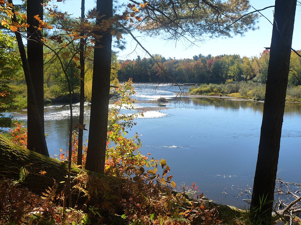 View of the river below the Alexander dam