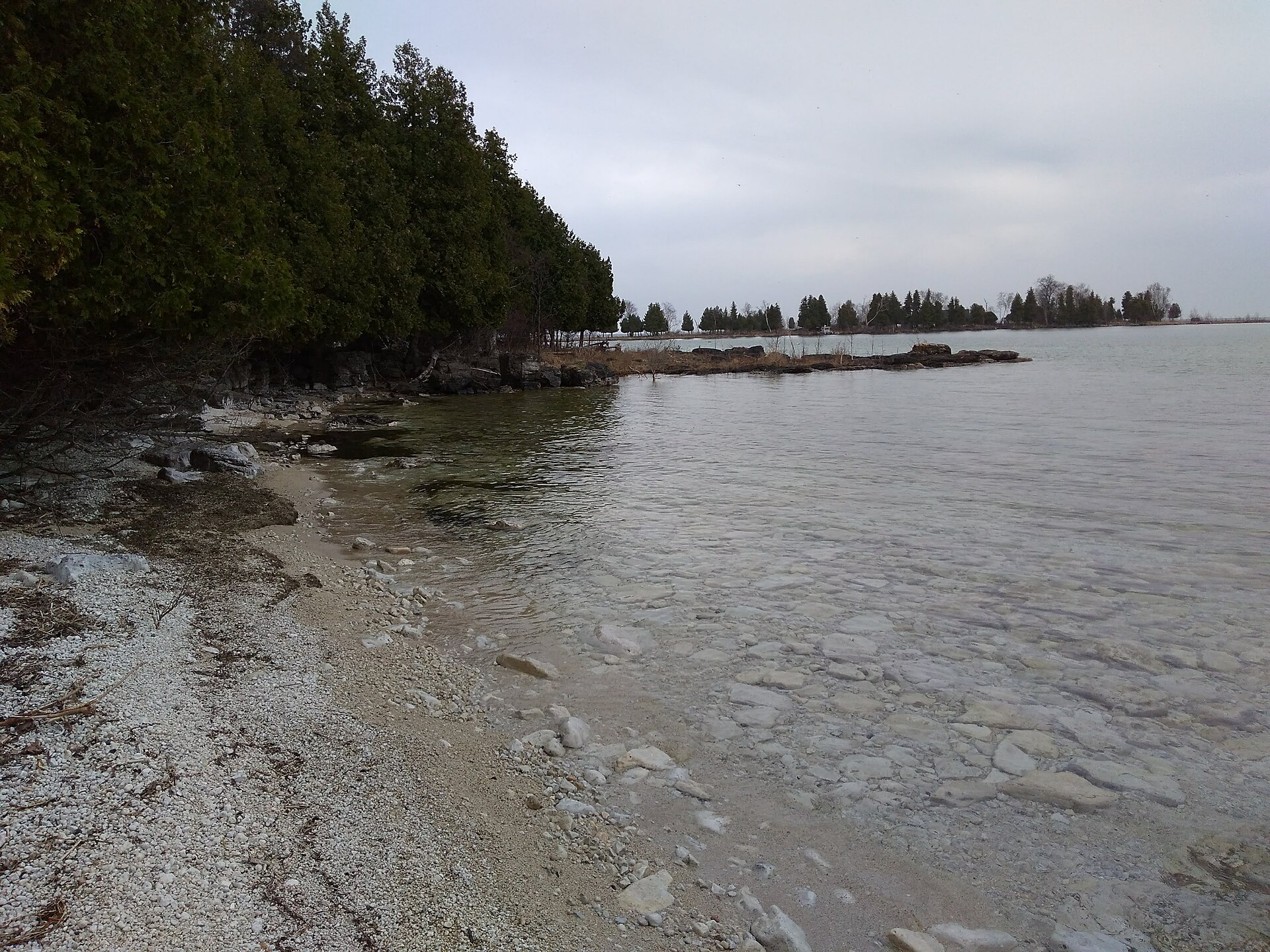 Detroit Island, view of the Green Bay National Wildlife portion