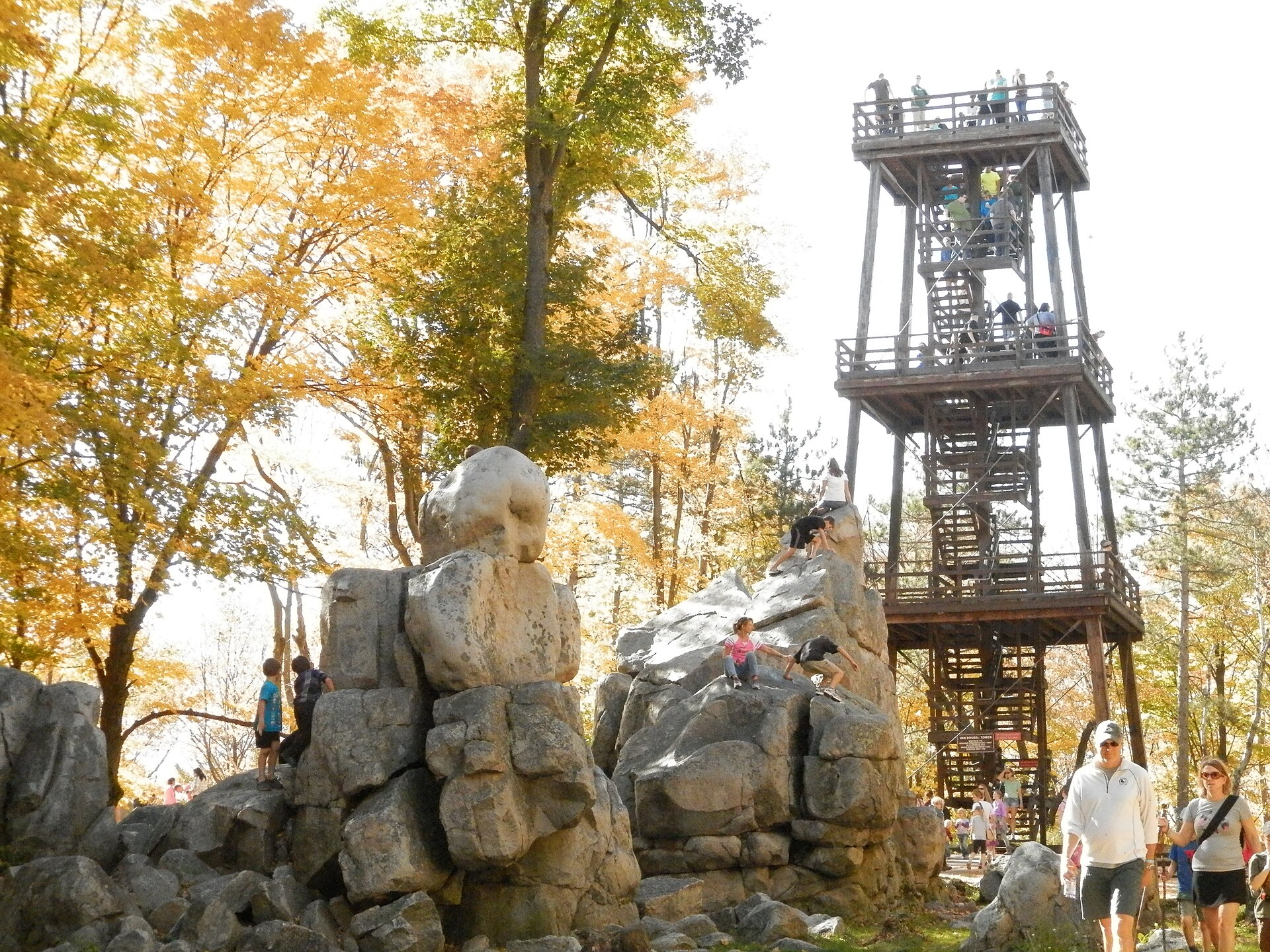 Highest point and observation tower